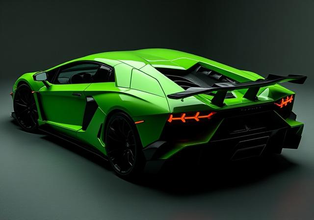 Lamborghini Revuelto verde